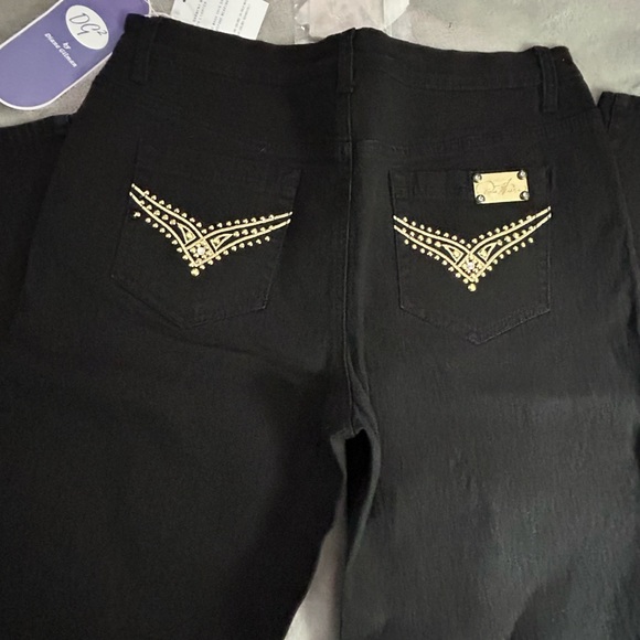 Vintage Black DG2 Jeans From Diane Gilman New With Tags, SZ 10, NWT - Picture 9 of 10